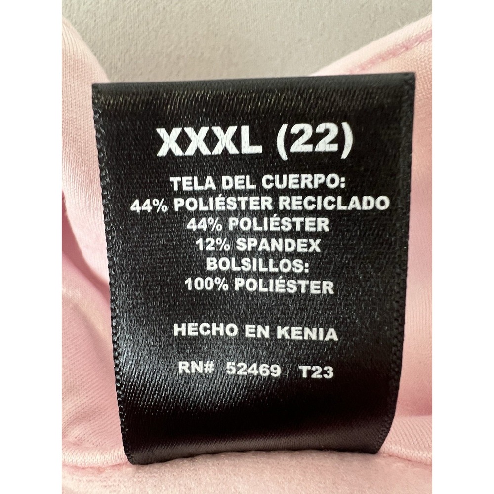 Avía Women's Mock Neck Long Sleeve Pull Over Top Sz XXXL‎ NWT Pink - Picture 10 of 11